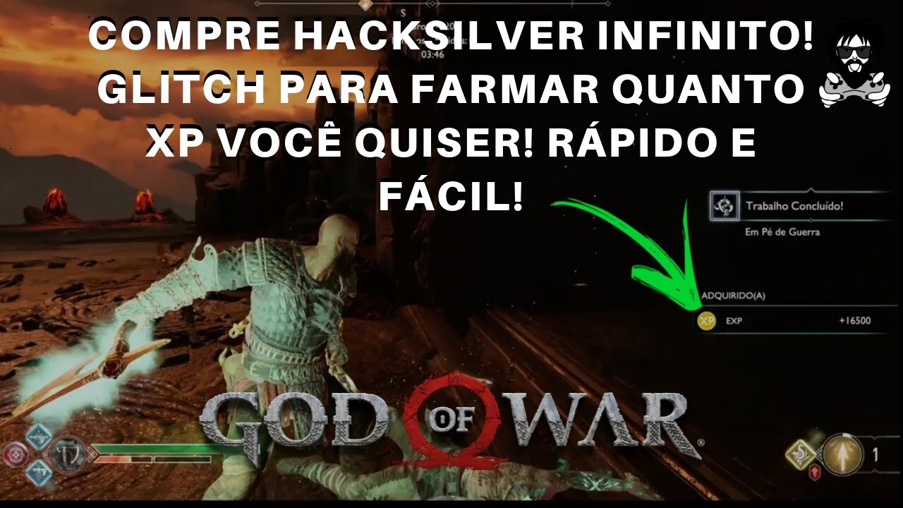 Hacksilver infinito: Glitch para XP rápido e fácil em God of War!