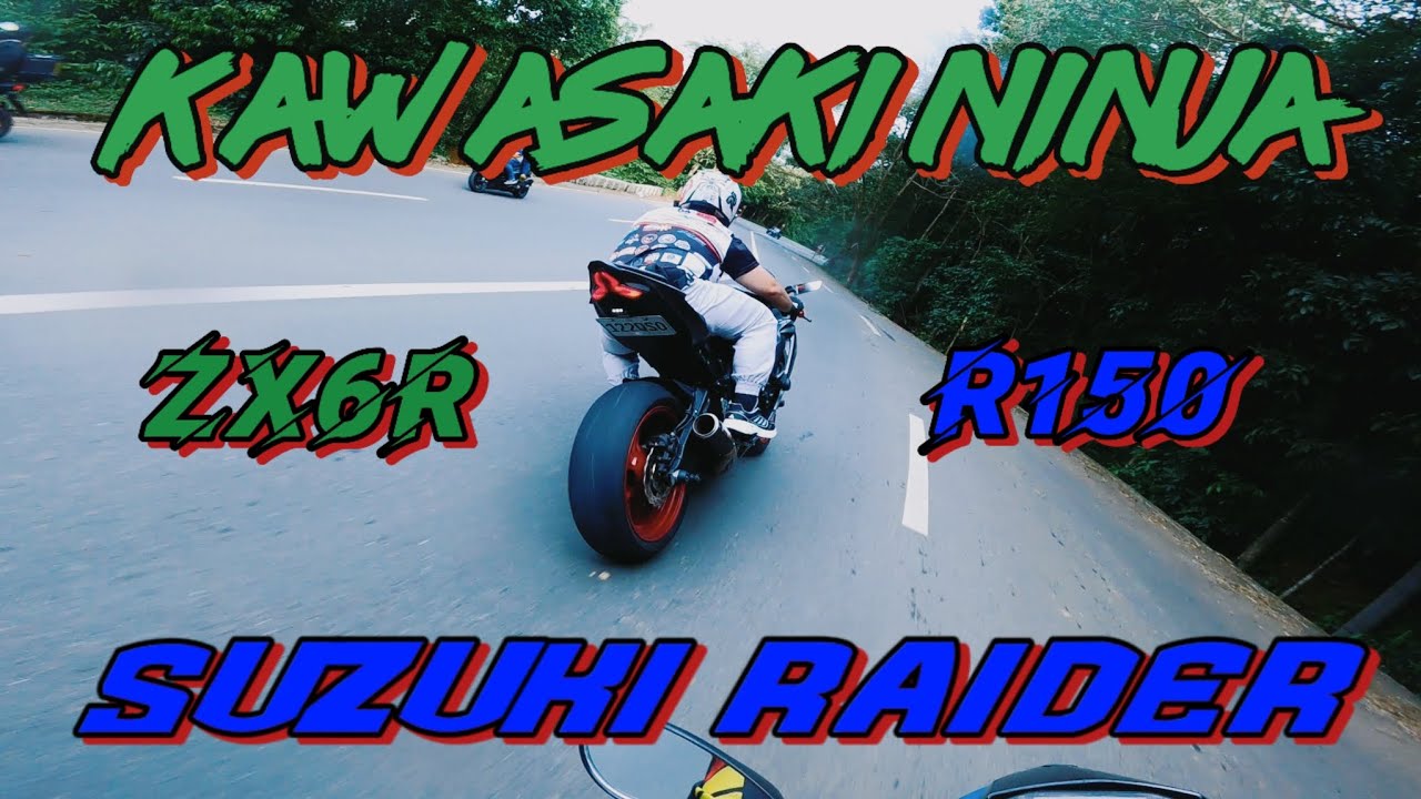 Raider150 Hinabol mga Ninja's Bigbikes Uphill Marilaque | chill ride | tambay @tanayhighlands