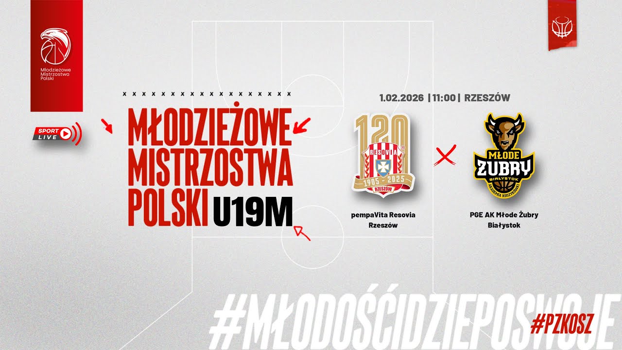 pempaVita Resovia Rzeszów - PGE AK Młode Żubry Białystok (1/4 MMP U19M)