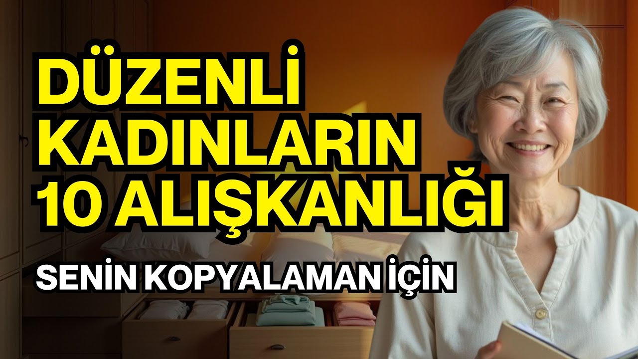 DÜZENLİ KADINLARIN HER GÜN YAPTIĞI 10 ŞEY VE DAKİKALAR İÇİNDE DAĞINIKLIĞI BİTİRİYOR