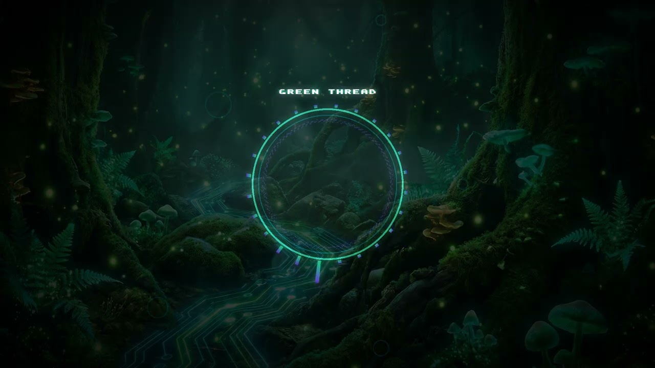 🌌 Green Thread | 5 Min Ambient Atmospheric Coding Soundscape