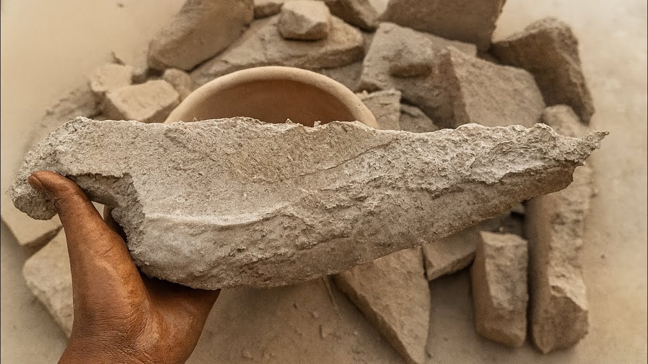 Crunchy chat wali mud 🔥fully dry claypot crumbling oddly satisfying video