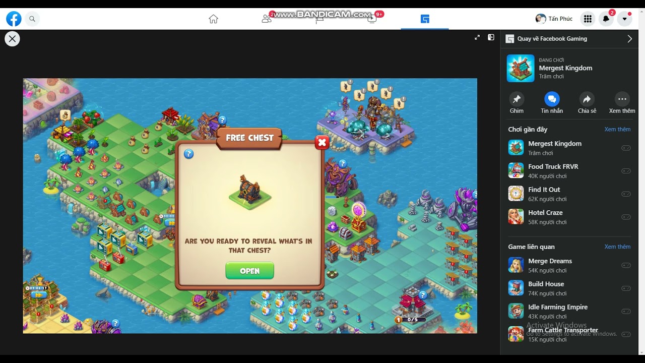 Mergest Kingdom - Open Treasure chests!