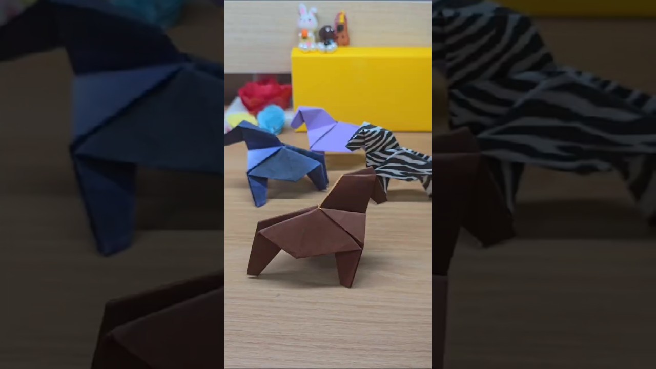 말 종이접기 (Origami  Horse🐎)
