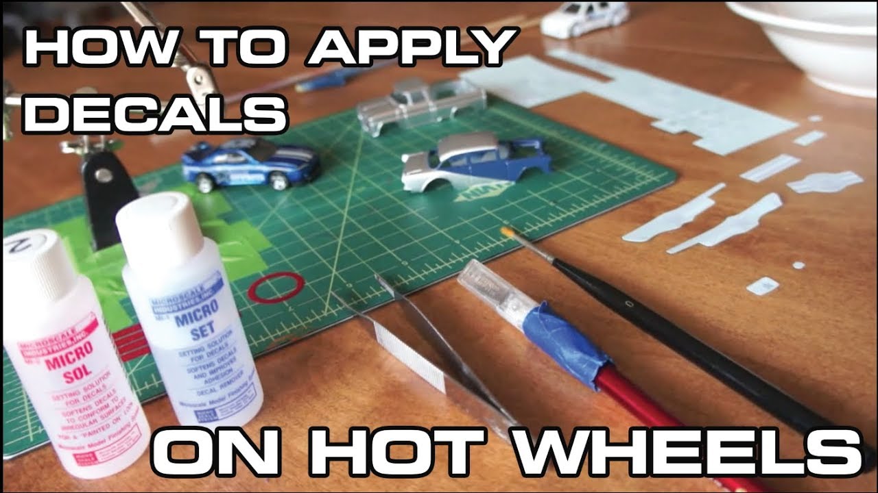 How to Apply Water-Slide Decals on Hot Wheels