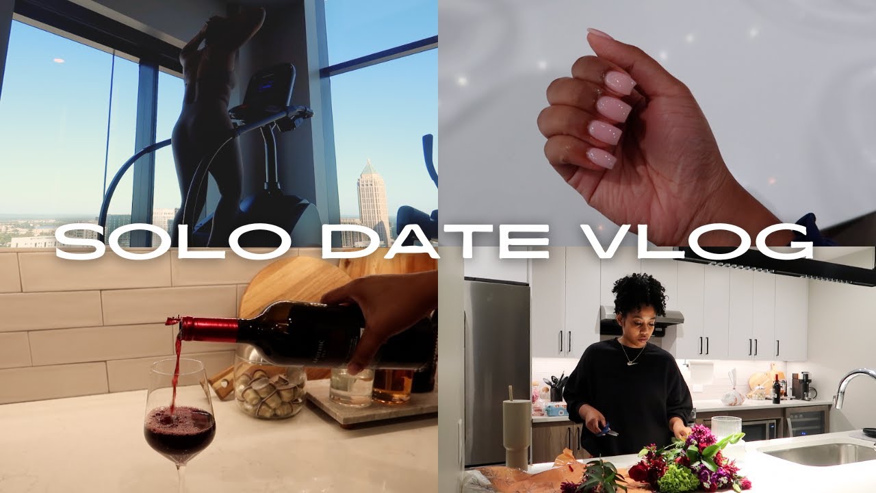 Solo Date Vlog 🎃 | DITL as a 25-Year-Old in ATL | Balancing Corporate + Content + Self-Care