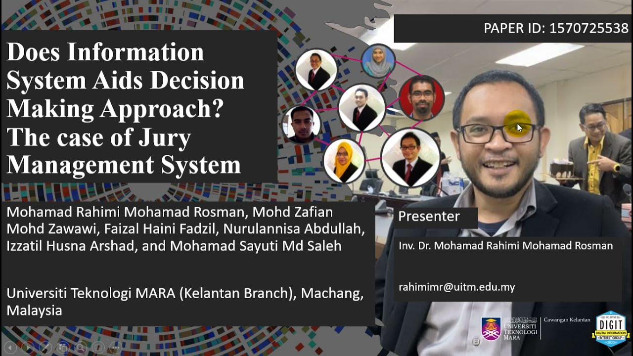 Does Information System Aids Decision Making Approach? The case of Jury Management System