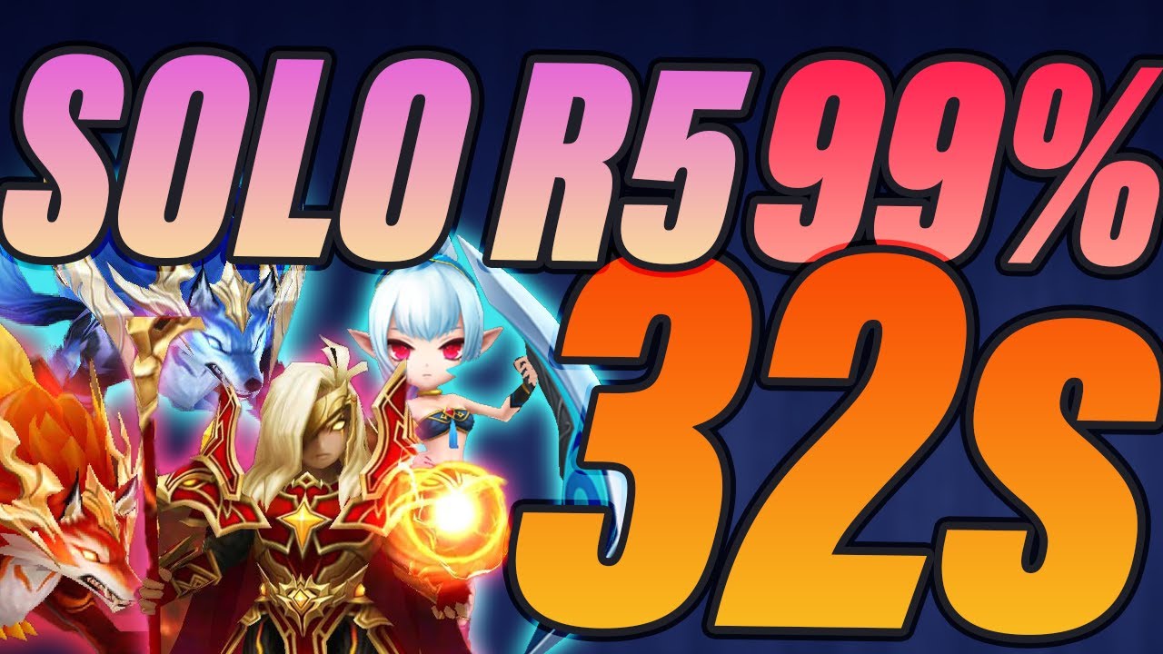 Fast Solo R5 Team (+ Variations) -- Summoners War