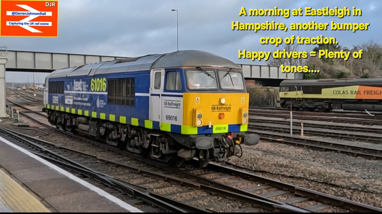 Eastleigh this is Eastleigh... With plenty of action and tone happy drivers!  #train #railway 