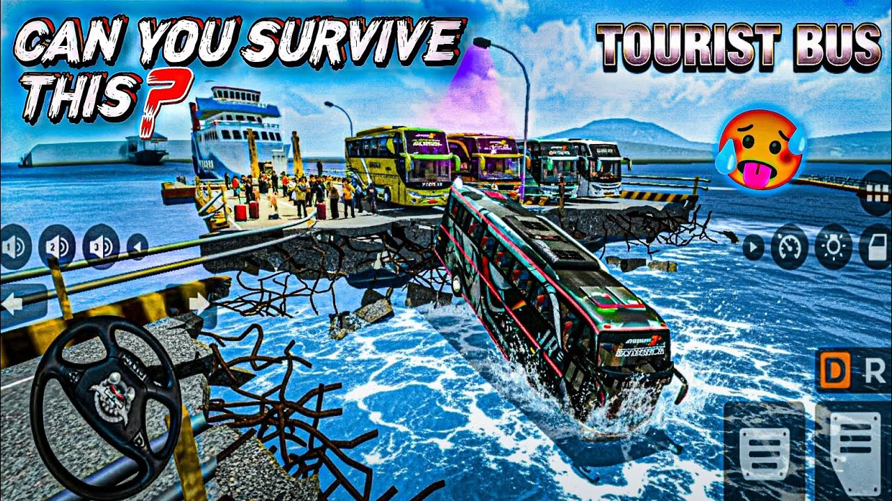 Extreme Bus Driving Challenge: Surviving the Broken Bridge Disaster! 😱 | BUSSID 2026