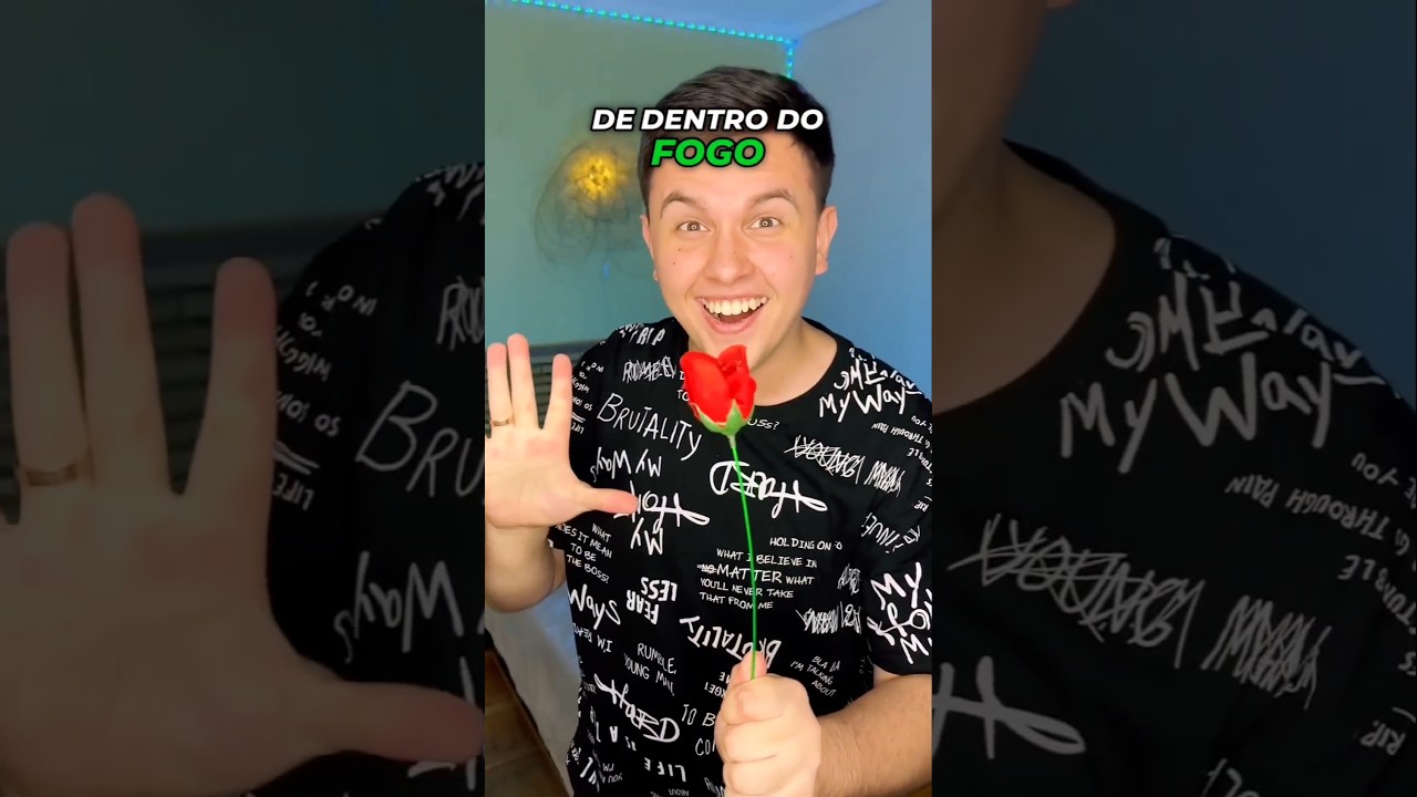 Truques de M&aacute;gica Revelados: Fogo na Carteira e Flor no Bast&atilde;o! ✨🪄 #magic #shorts