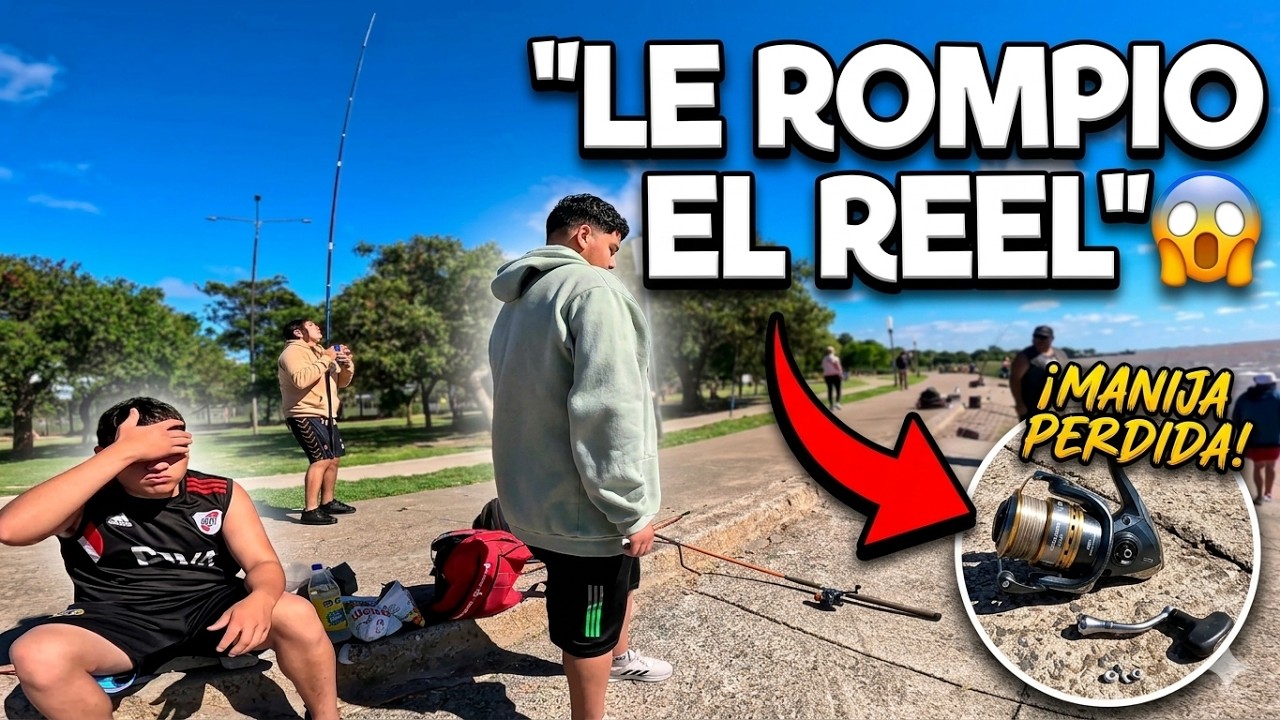 SE LE ROMPIÓ EL REEL CON UN DORADO GIGANTE / PESCA DE SÁBALOS CON MAIZ