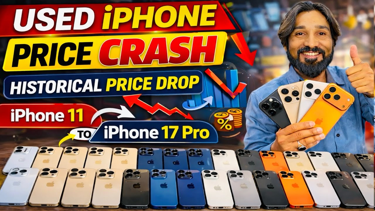 Used iPhone Historical Price Drop 📉 | iPhone 11 to 17 Pro Price in Pakistan