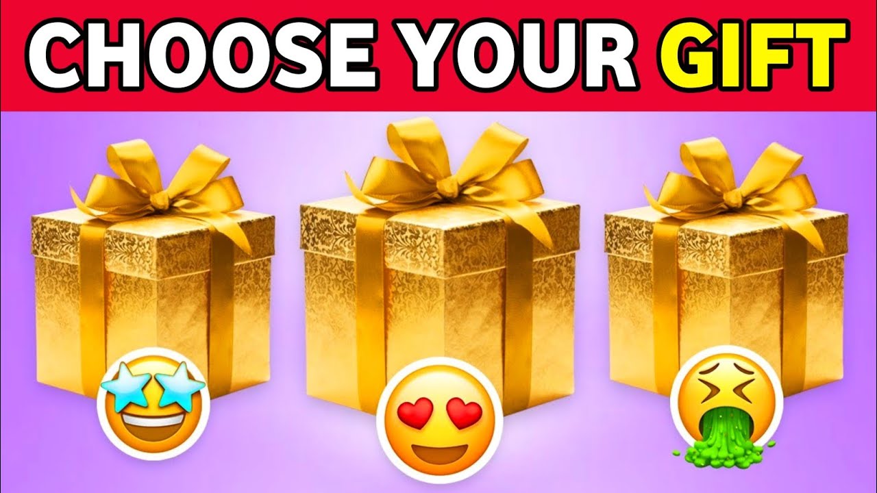 Choose Your Gift ! 3 Gift Box Challenge | Two Good One Bad Edition #chooseyourgift