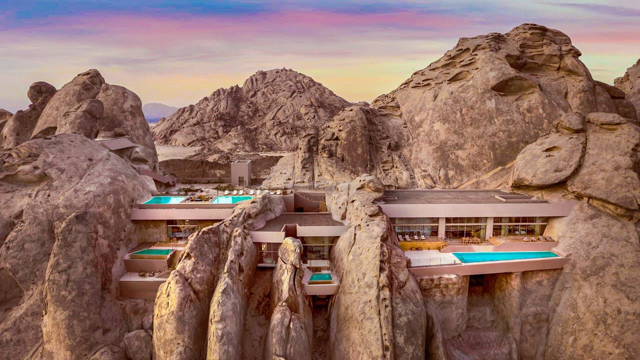 Desert Rock Resort Saudi Arabia | ULTRA-LUXURY Mountain Resort at the Red Sea (4K Tour & Vlog)
