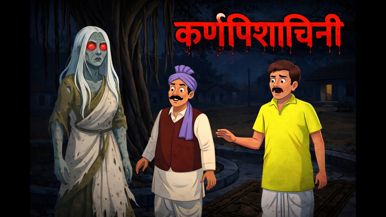 कर्णपिशाचिनी | Hindi Horror Story | Real Village Ghost Story Animated Story