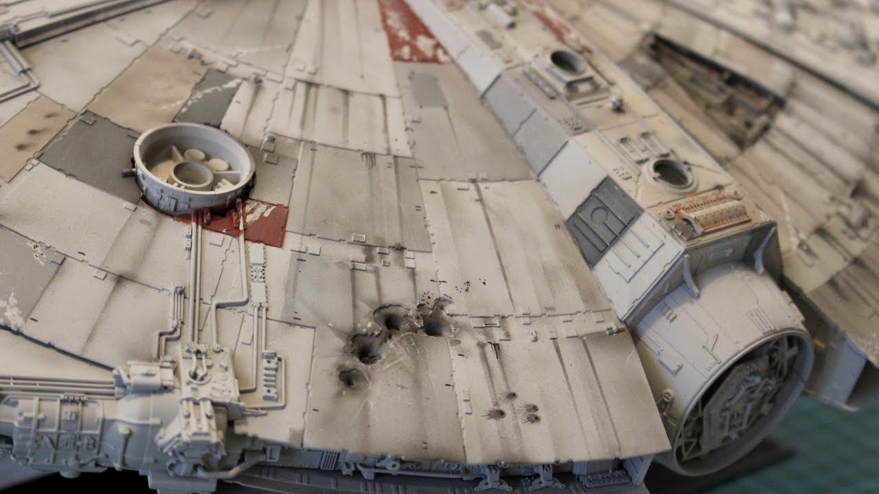 Блог о покраске Bandai Millennium Falcon 1/72 Star Wars 2