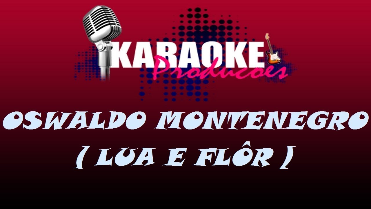 OSWALDO MONTENEGRO - LUA E FLOR ( KARAOKE )
