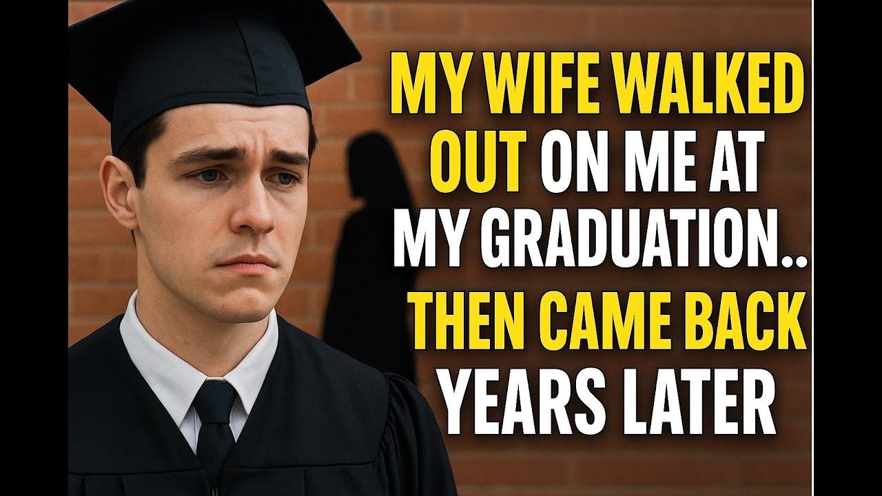 🎓 “My Wife Walked Out on Me at My Graduation… Then Came Back Years Later.... – @WhispersEchoes