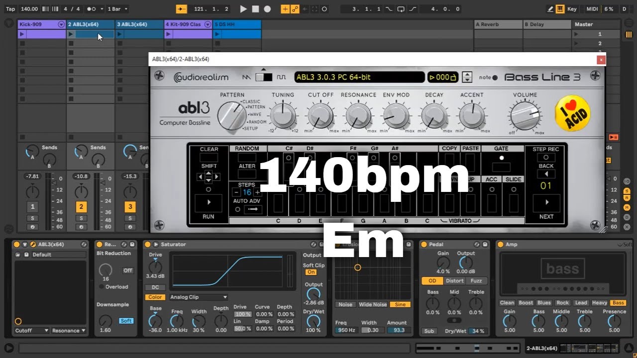Ableton Live | Acid Techno | Workflow & Live Act | 301020