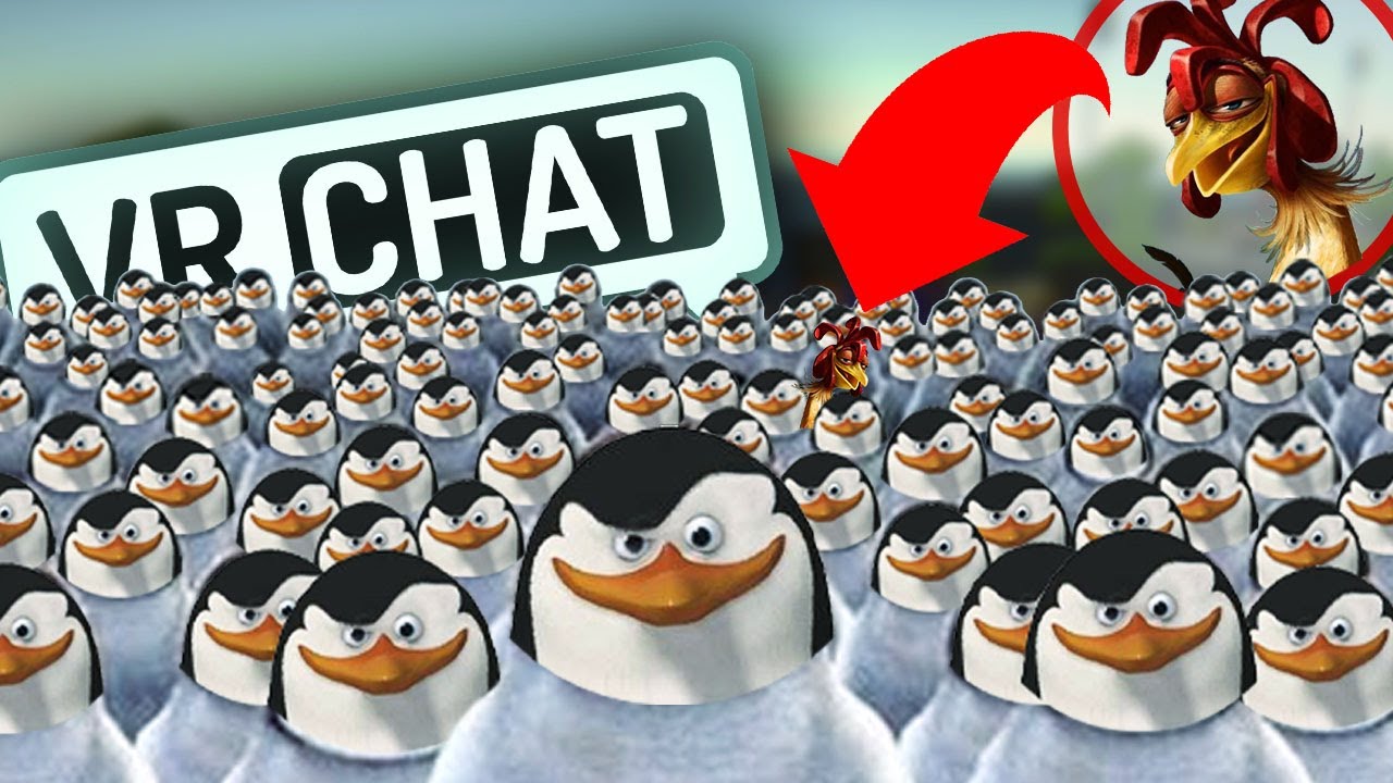 Fomos Contratados pelo capitão dos Pinguins para caçar o João Frango! - VRchat Melhores Momentos
