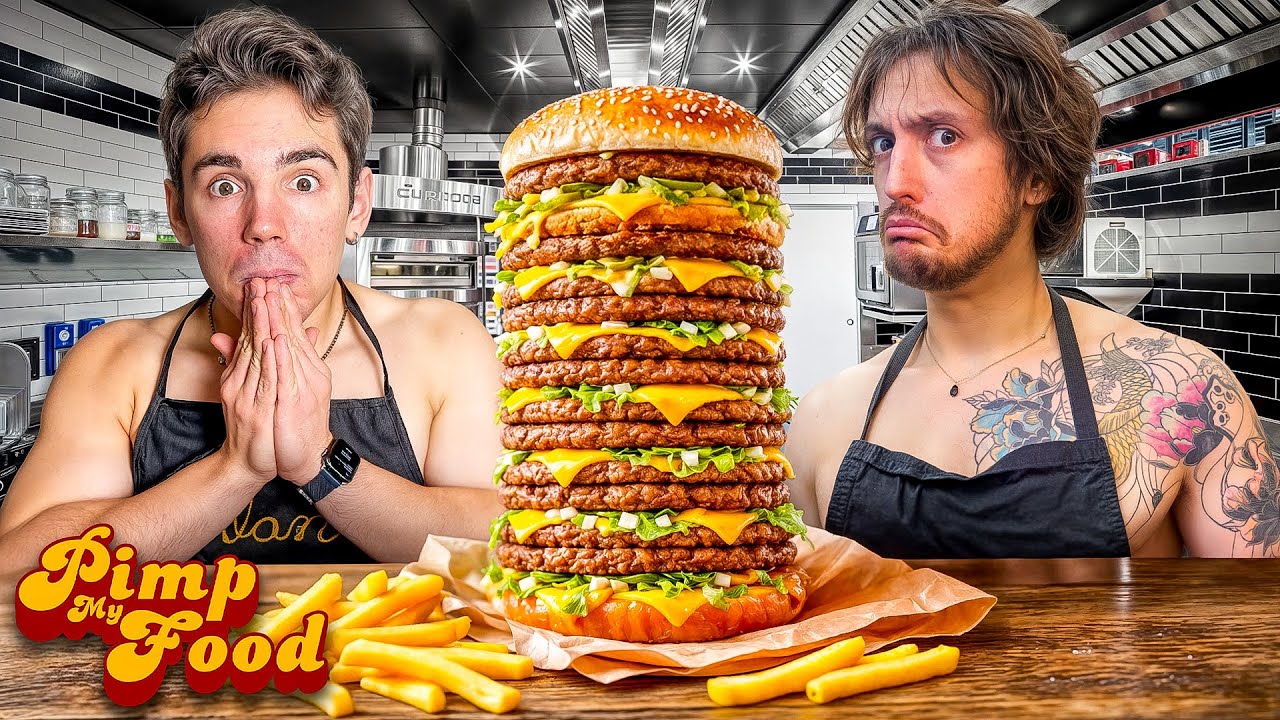 BIG MAC A 10 PIANI - Pimp My Food con PENITENZE @Alan Valca