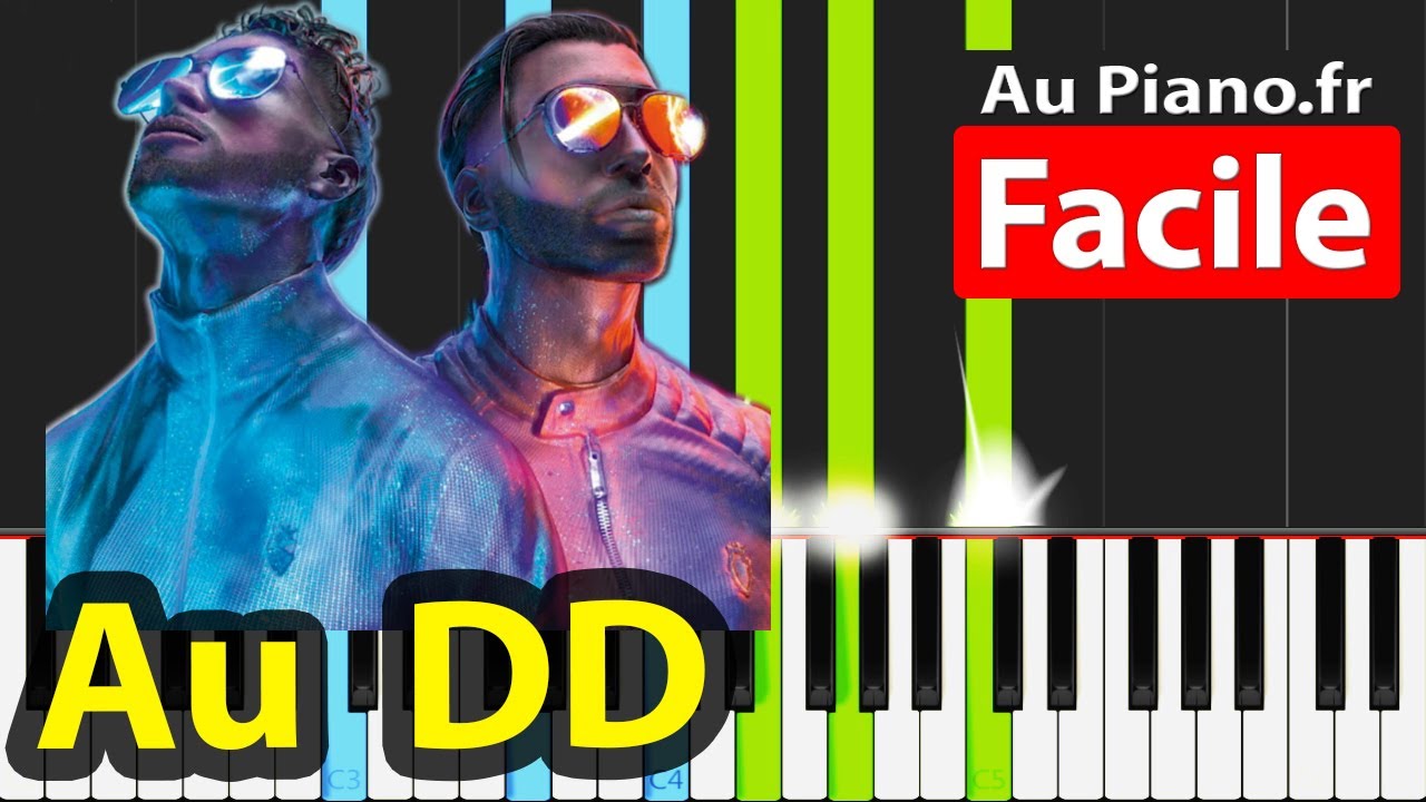 PNL Au DD Piano Tuto Facile Instru Lyrics/Paroles