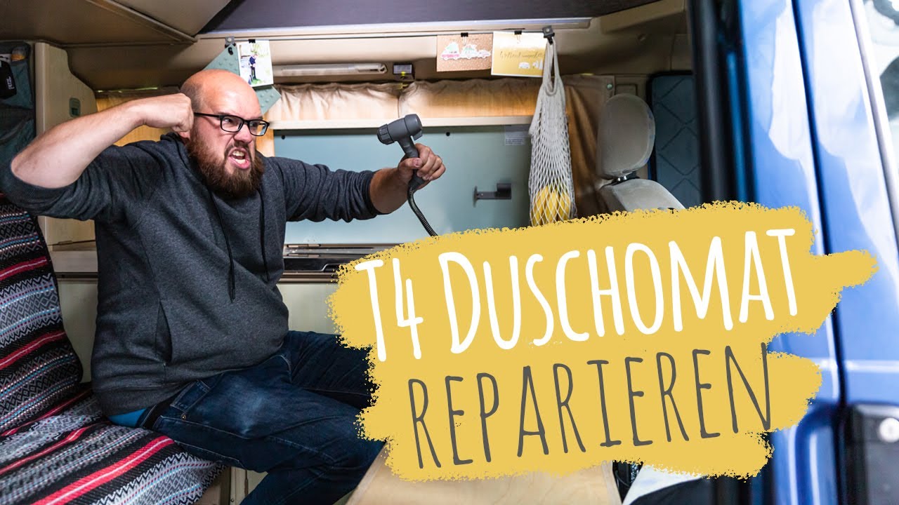 VW T4 California Wasserhahn reparieren | Duschomat Mikroschalter tauschen