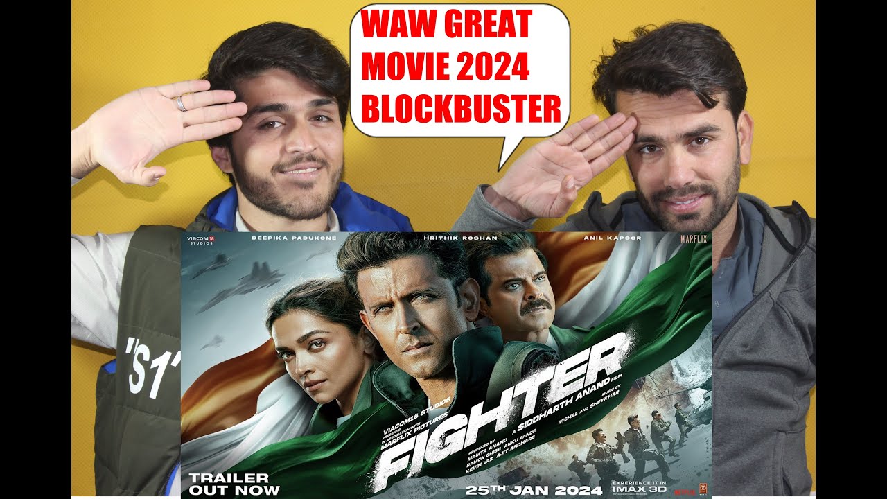 Fighter Official Trailer Hrithik Roshan Deepika Padukone Anil Kapoor Siddharth 25th AFGHAN REACTERS