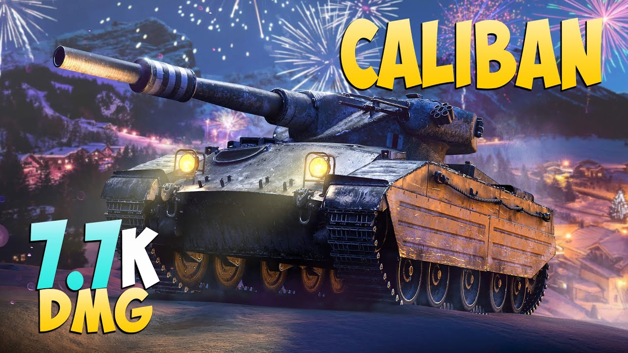 Caliban - 7 Kills 7.7K DMG - Одаренный! - Мир Танков