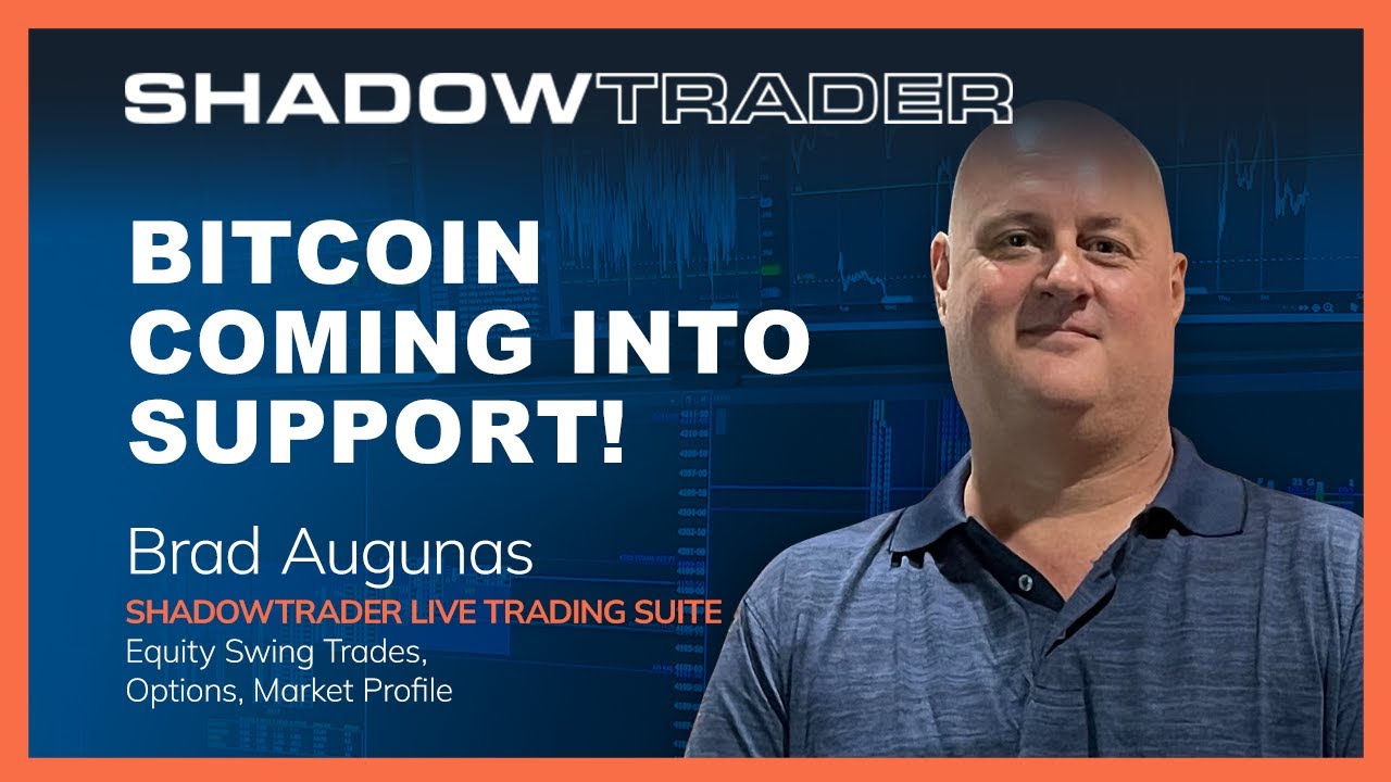 Bitcoin coming into support!