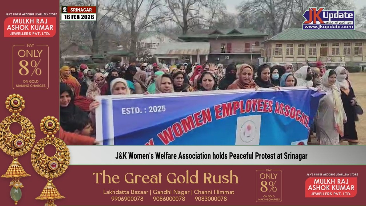 J&K Women’s Welfare Association holds Peaceful Protest at Srinagar