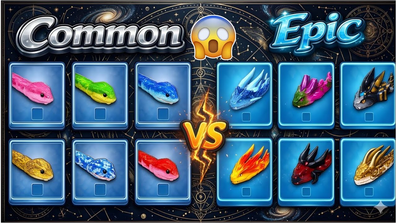 Snake Clash🔥 Common Boss Vs 🐍 Epic Boss 100%Win Stretegy Gameplay Max Level Snake #506