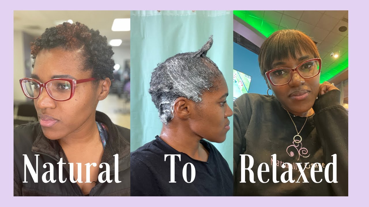 I Relaxed My TWA #NaturalHair