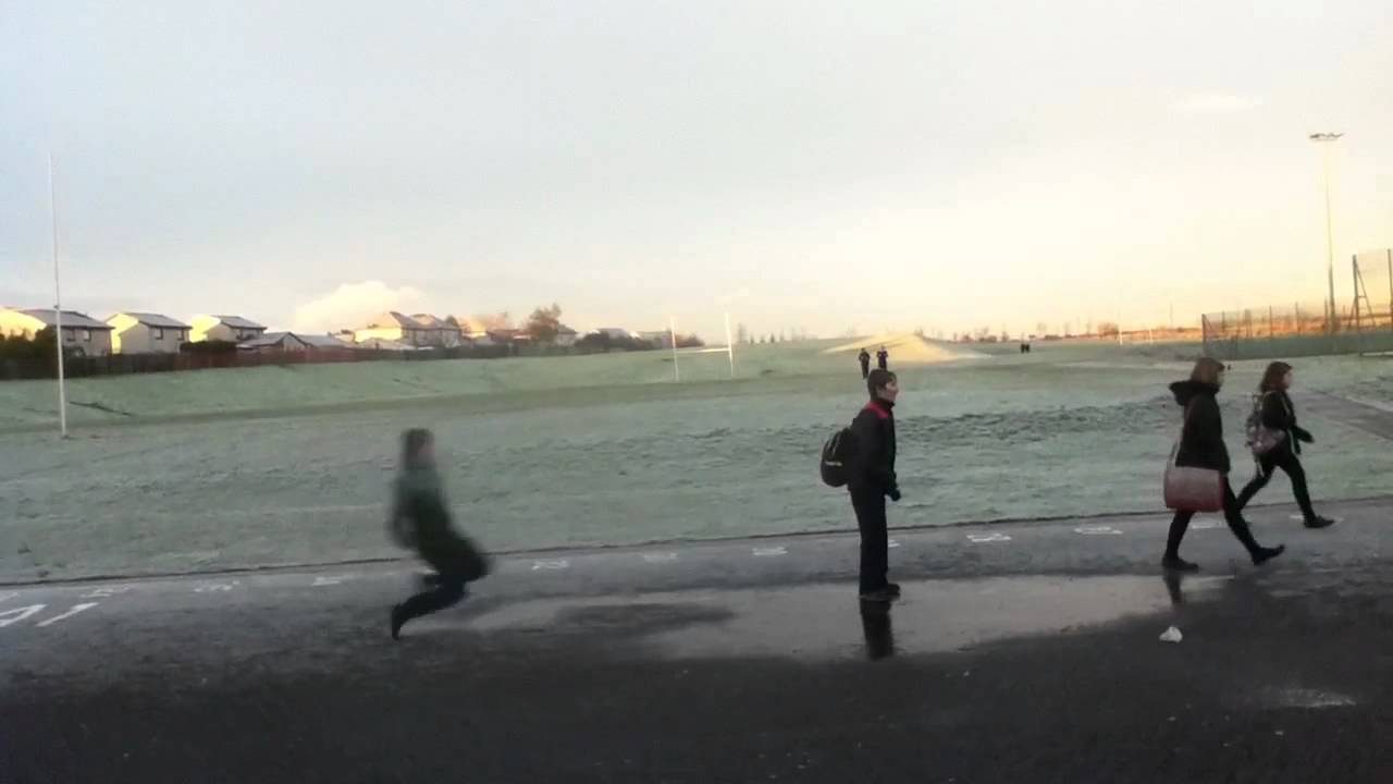 Ice wipeout! :) Queen Anne High School