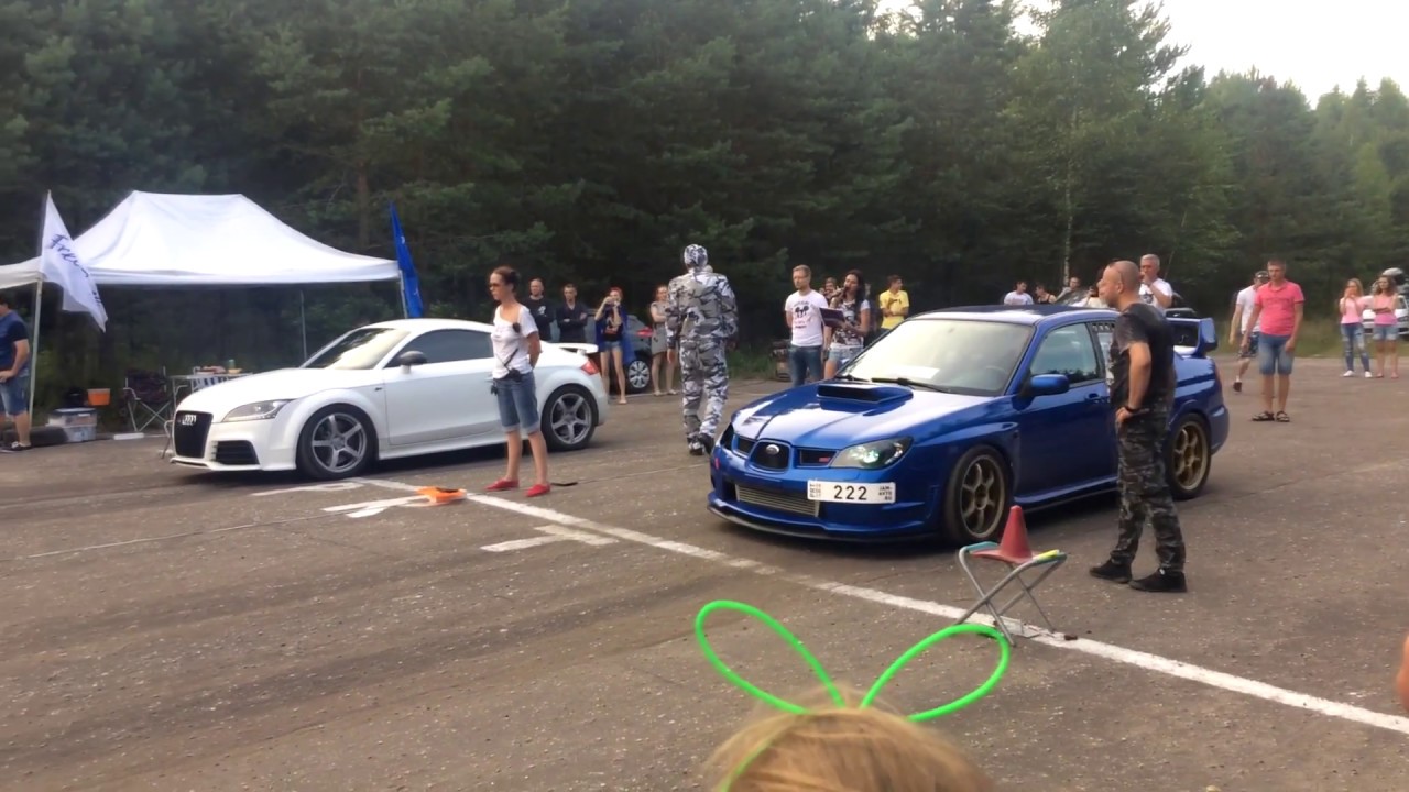 AUDI TT RS 600 Hp vs Subaru Impreza WRX STI 600 Hp