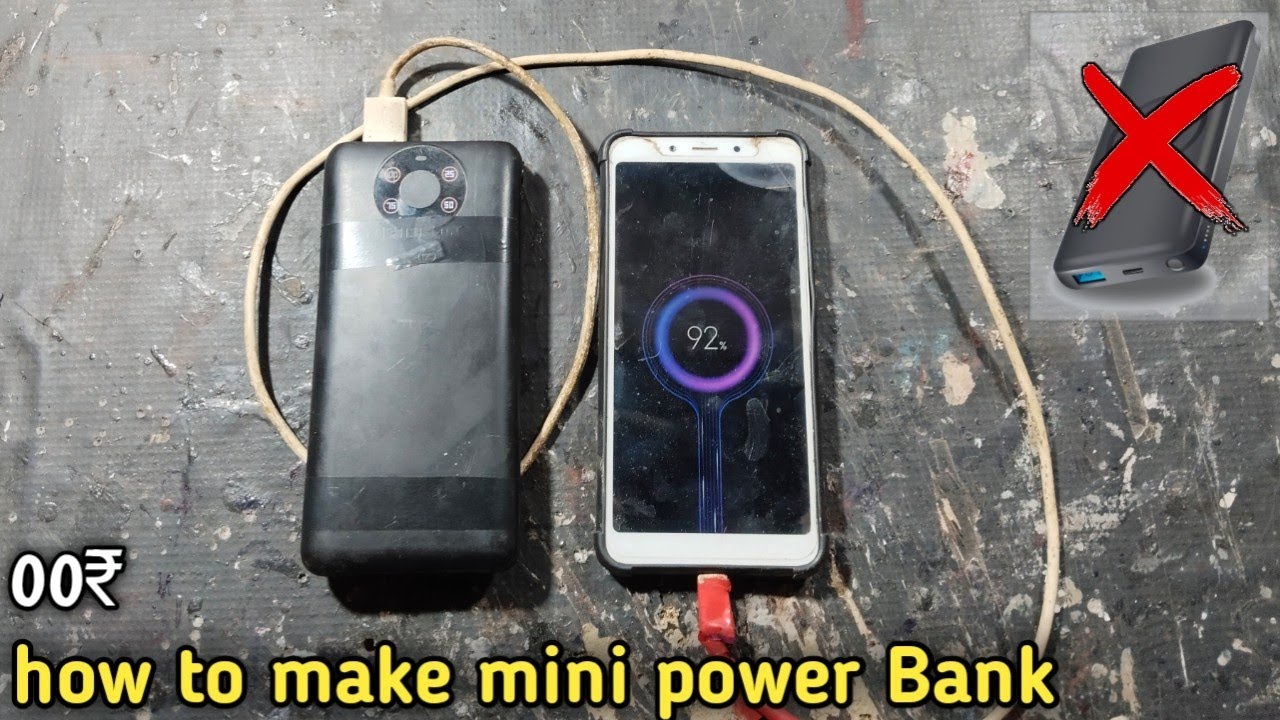 How to Make a Power Bank at Home 🔋 | DIY Portable Charger