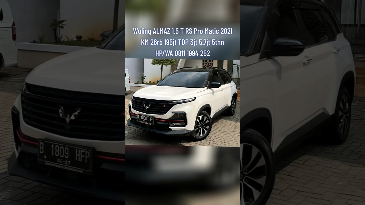 🔴 [SHORT] Wuling ALMAZ 1.5 T RS Pro Matic 2021 KM 26rb 195jt TDP 3jt 5.7jt 5thn?!