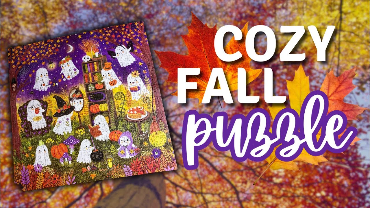 Piecing Together a Cozy Fall Puzzle | Jigsaw Puzzle Timelapse