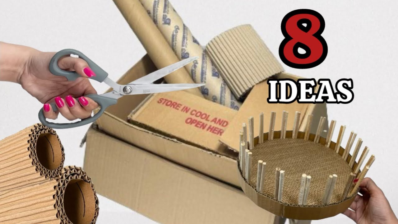 8 AMAZING CARDBOARD IDEAS 2026!! EASY HOME DECORATION AND ORGANIZATION IDEAS 😍DIY