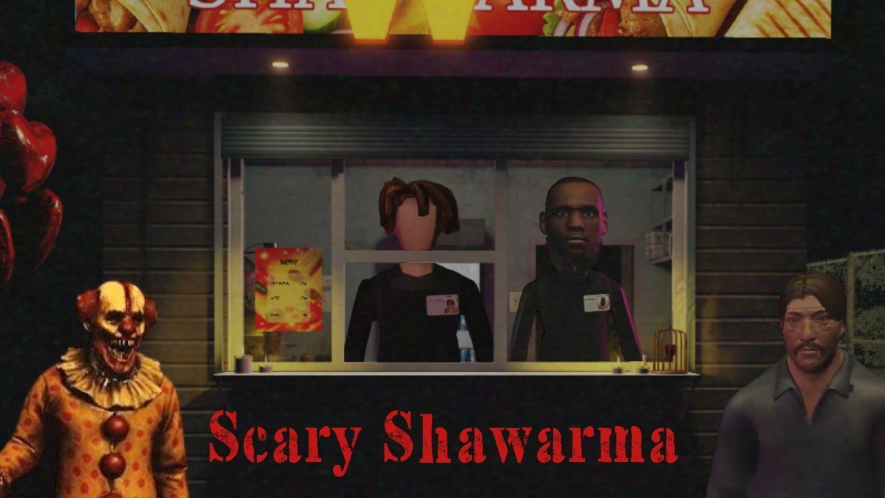 Spooky Monsters Want to Try Our Shawarma (Roblox)