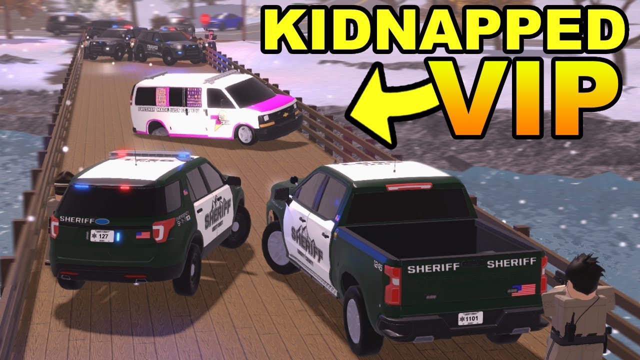 Преступники похищают VIP-персону в фургоне с мороженым | Liberty County Roleplay (Roblox)