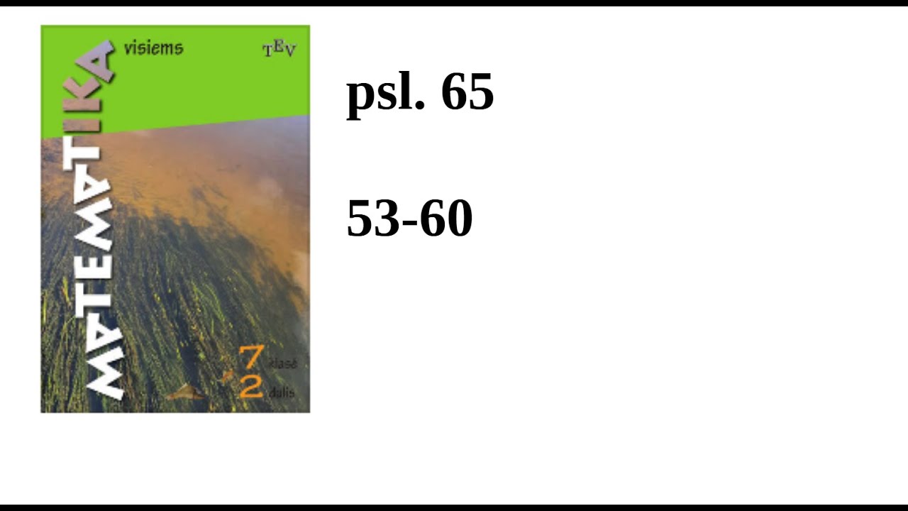 7 klasė.  Apskritimas ir skritulys.  Kartojimas 53 - 60