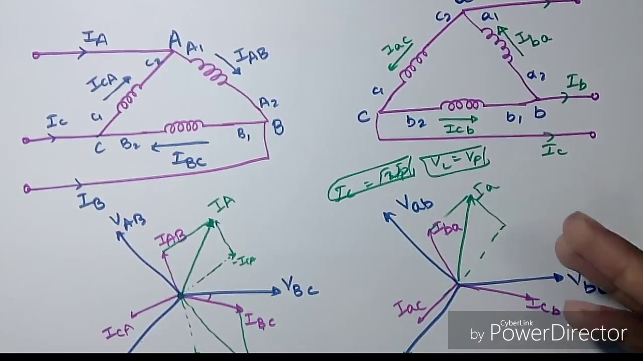 Delta delta three phase transformer (hindi)