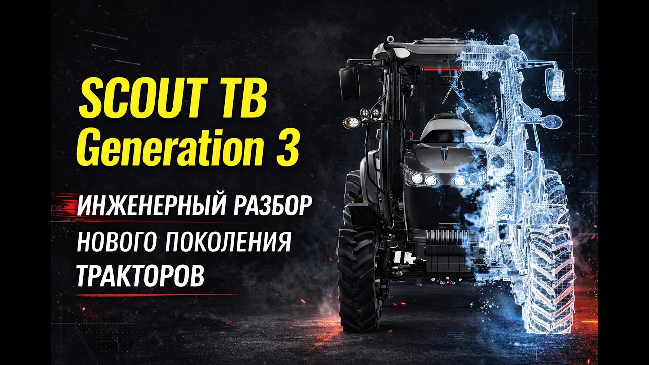 Трактор SCOUT TB 2026 — полный разбор конструкции нового поколения