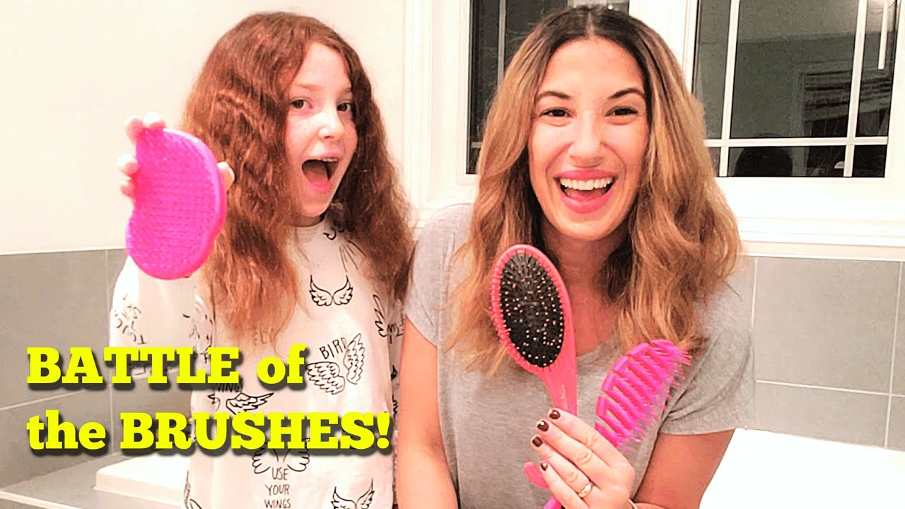 Every Mom Needs THIS Detangling Hair Brush! Wet Brush vs. Tangle Teezer vs. Conair Brush REVIEW