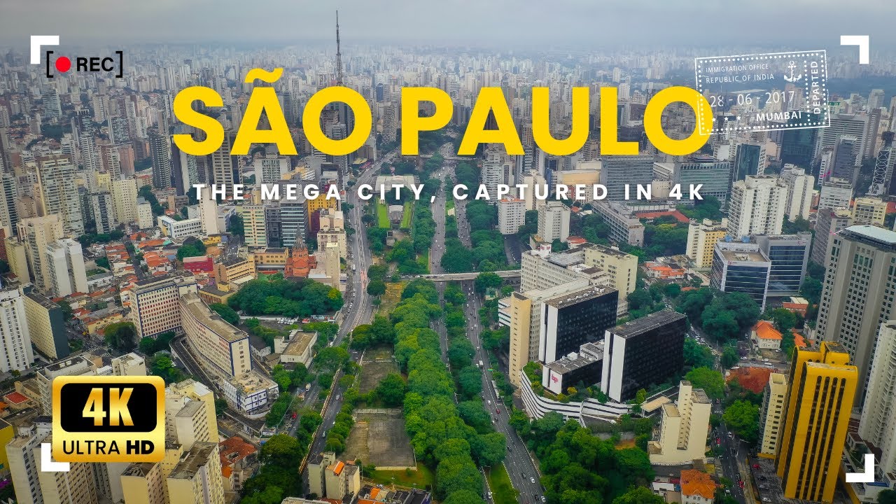 São Paulo in 4K | Stunning Drone View of Brazil’s Largest City | Aerial Cityscape