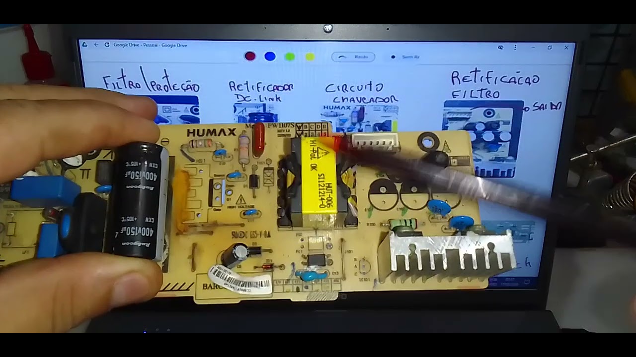 UM PEQUENO RESUMO DE COMO FUNCIONA A MALHA DE CONTROLE DE SAIDA DA FONTE 