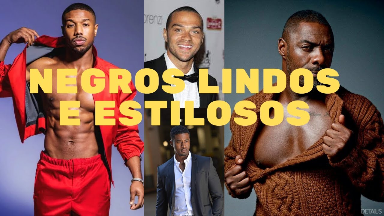 Homens Lindos e Estilosos | Atores Negros Lindos |Beautiful and Stylish Actors
