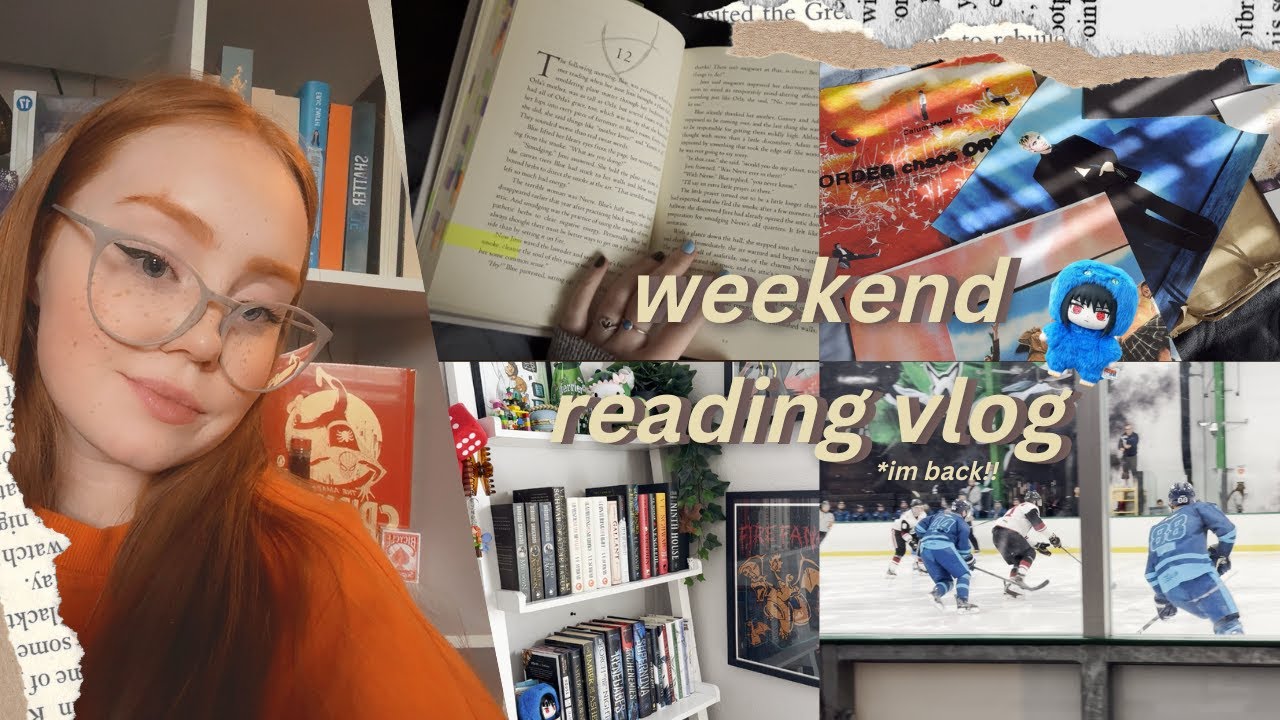 small life updates, finishing a book, and 2025 reading chats | weekend reading vlog, ✨🏒📚